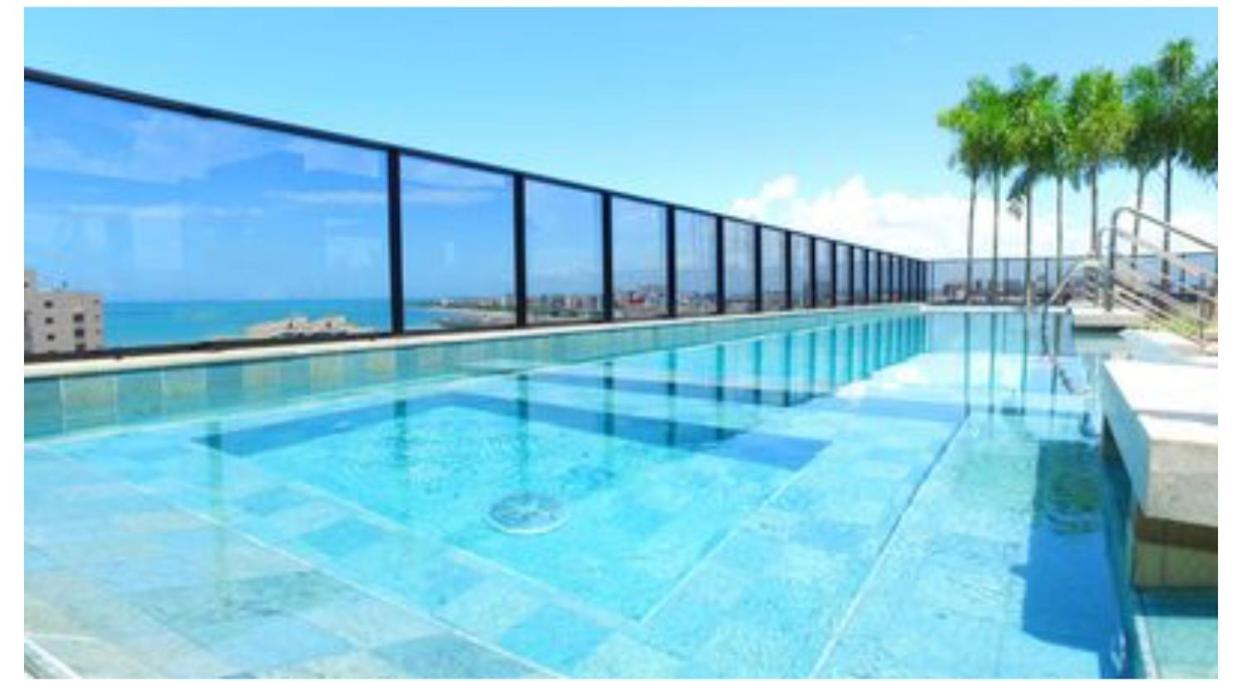 Luxo 1406 - Quarto E Sala Com Varanda Frente Mar Ponta Verde Maceió Extérieur photo