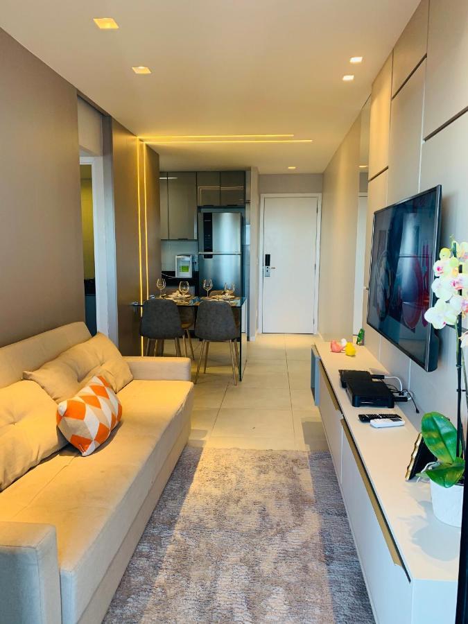 Luxo 1406 - Quarto E Sala Com Varanda Frente Mar Ponta Verde Maceió Extérieur photo