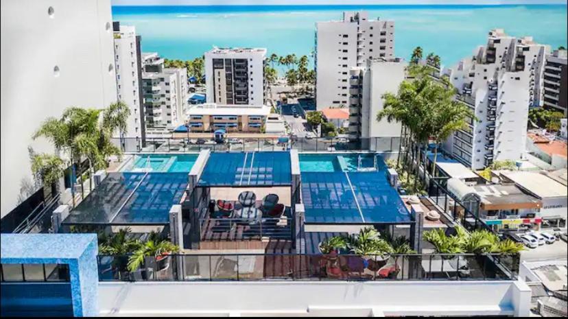 Luxo 1406 - Quarto E Sala Com Varanda Frente Mar Ponta Verde Maceió Extérieur photo